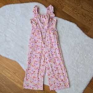 Tea Collection Floral Overalls, Girls Size 12